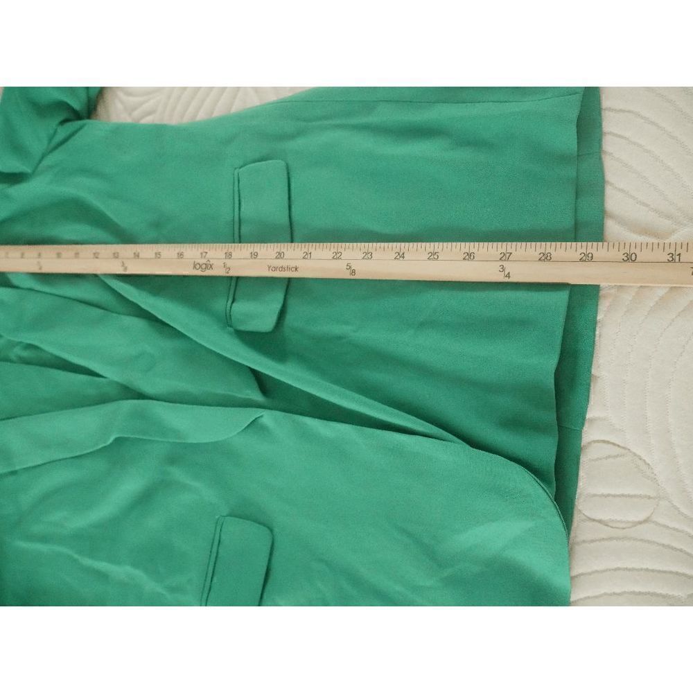 Z Avenue | Green Shawl Lapel Blazer XL - Picture 7 of 10